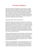 KHỔNG TỬ VÀ NHO GIÁO