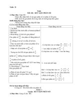 Giáo án Toán 4: Tuần 21