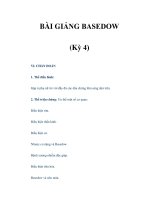 BÀI GIẢNG BASEDOW (Kỳ 4) pps