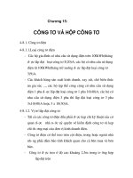 thiết kế hệ thống điện nông thôn, chương 15 ppt