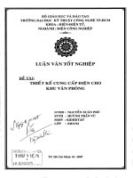 Thiết kế cung cấp điện cho khu văn phòng