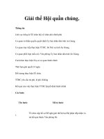 Giải thể Hội quần chúng. ppt