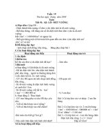 Giáo án Toán 4: Tuần 19