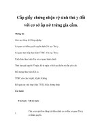 Cấp giấy chứng nhận vệ sinh thú y đối với cơ sở ấp nở trứng gia cầm. ppsx