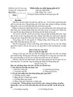 Đề thi GK II - TV lớp 5