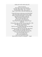 Tiếng hát giữa rừng Păc Pó