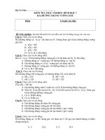 KIEM TRA TRAC NGHIEM CHUONG I-Hai duong thang vong goc