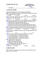 Kt 15 phut de 2 Lop 11