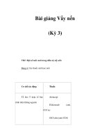 Bài giảng Vẩy nến (Kỳ 3) doc