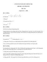 Đề thi tuyển 10 môn toán tỉnh Bắc Giang