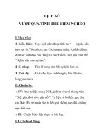 LỊCH SỬ VƯỢT QUA TÌNH THẾ HIỂM NGHÈO pps