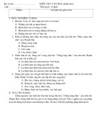 KT Văn học 9 (15 phút- KII)