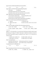 Bài tập về kim loại