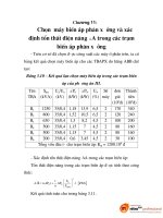 thiết kế hệ thống cung cấp điện cho nhà máy chế tạo máy bơm nông nghiệp, chương 11 pdf