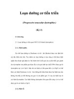 Loạn dưỡng cơ tiến triển (Progressive muscular dystrophies) (Kỳ 2) ppsx