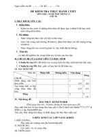 Ma trận đề kiểm tra 1 tiết nghề kì 2