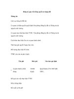 Đăng ký góp vốn bằng quyền sử dụng đất docx