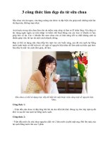 3 công thức làm đẹp da từ sữa chua docx