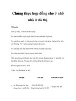 Chứng thực hợp đồng cho ở nhờ nhà ở đô thị docx