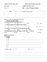 de thi CHKII nam hoc 09 -10