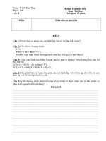 DE KIEM TRA 1 TIET LI THUYET KI II