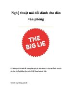 Nghệ thuật nói dối dành cho dân văn phòng pdf