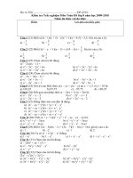 Kiem tra Trac nghiem DS 8.2