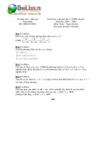 Đề Thi Sinh Giỏi Toán Toán 12 Tỉnh Nam Định [2008 - 2009] - Vòng 2 doc