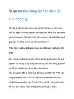 Bí quyết tỏa sáng tại các sự kiện của công ty pptx
