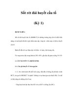 Sốt rét đái huyết cầu tố (Kỳ 1) pptx