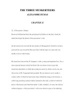 LUYỆN ĐỌC ANH NGỮ QUA CÁC TÁC PHẨM VĂN HỌC-THE THREE MUSKERTEERS ALEXANDRE DUMAS CHAPTER 32 docx