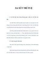 SA SÚT TRÍ TUỆ docx