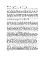 De bot cang thang trong cuoc song