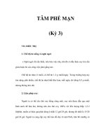 TÂM PHẾ MẠN (Kỳ 3) doc