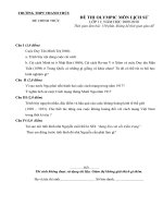 Đề thi Olimpic lịch sử 11_Thanh Thủy