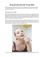 Bí quyết giữ màu khi Trang điểm pps