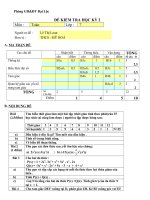 ĐỀ THI + ĐÁP ÁN TOÁN 7 KHII