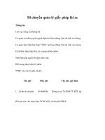 Di chuyển quản lý giấy phép lái xe pdf