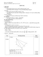 KT hình học 11 C3 (có đáp án)