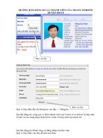 Hướng dẫn đăng ký vào thành viên Website Huyện đoàn