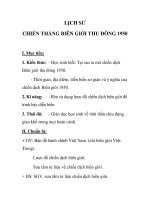 LỊCH SỬ CHIẾN THẮNG BIÊN GIỚI THU ĐÔNG 1950 potx