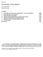 Handbook of Econometrics Vols1-5 _ Chapter 25 potx