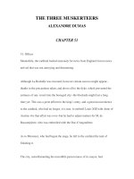 LUYỆN ĐỌC ANH NGỮ QUA CÁC TÁC PHẨM VĂN HỌC-THE THREE MUSKERTEERS ALEXANDRE DUMAS CHAPTER 51 ppsx