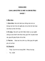 Cần làm gì để cả mẹ và bé đều khỏe pptx