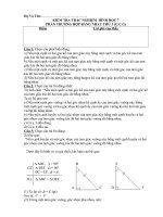 KIEM TRA TRAC NGHIEM CHUONG II-Truong hop bang nhau thu 3 g.c.g