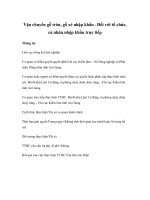 Vận chuyển gỗ tròn, gỗ xẻ nhập khẩu . Đối với tổ chức, cá nhân nhập khẩu trực tiếp pdf