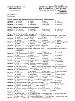 De thi HK I cua SGD Binh Duong