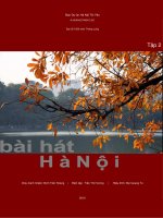Bài Hát về Hà Nội - số 2 potx