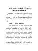 Phát huy tác dụng các phòng chức năng ở trường tiểu học pot