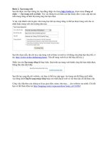 Cách tao trang wed riêng